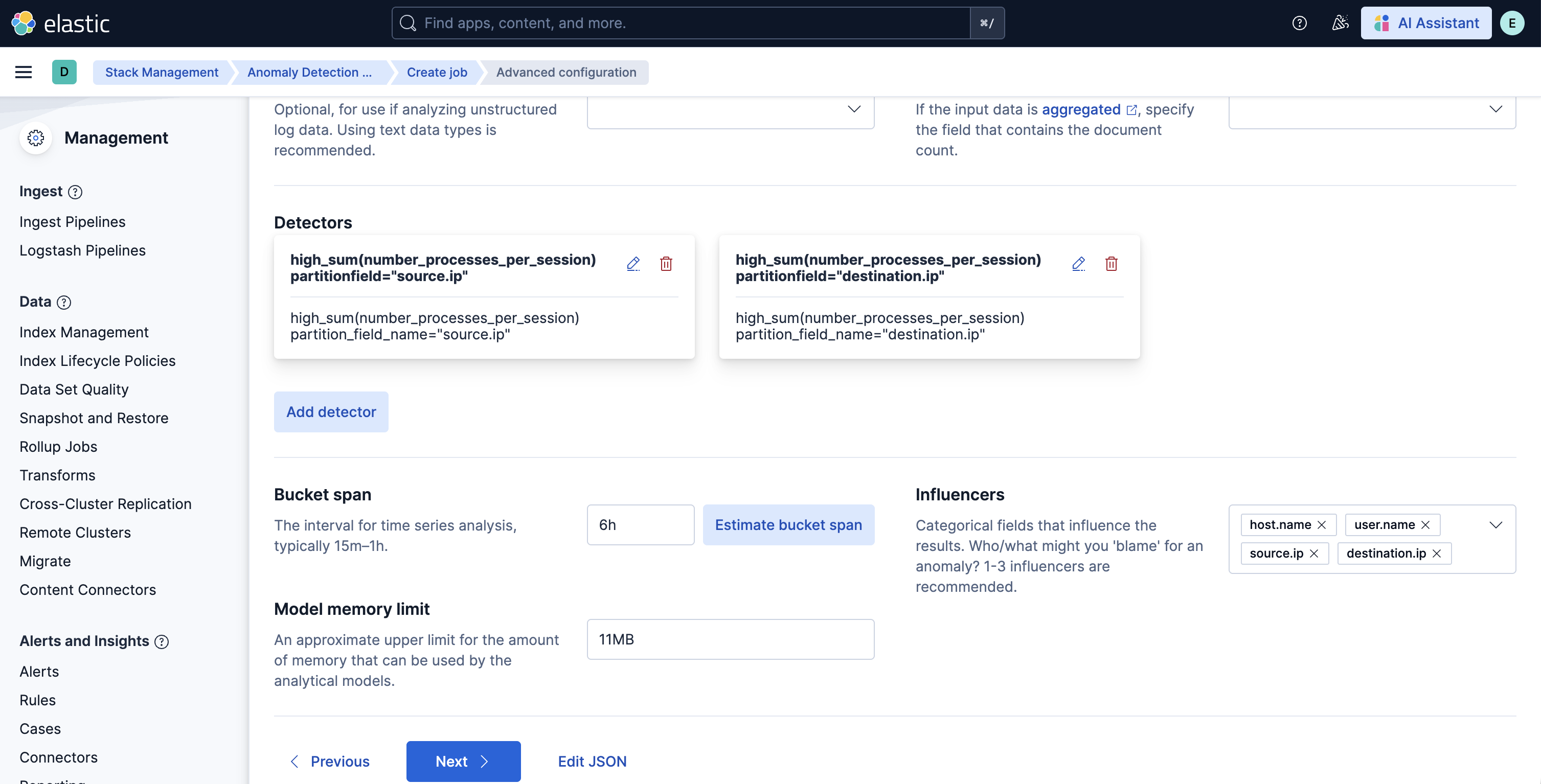 Lateral Movement Detection jobs