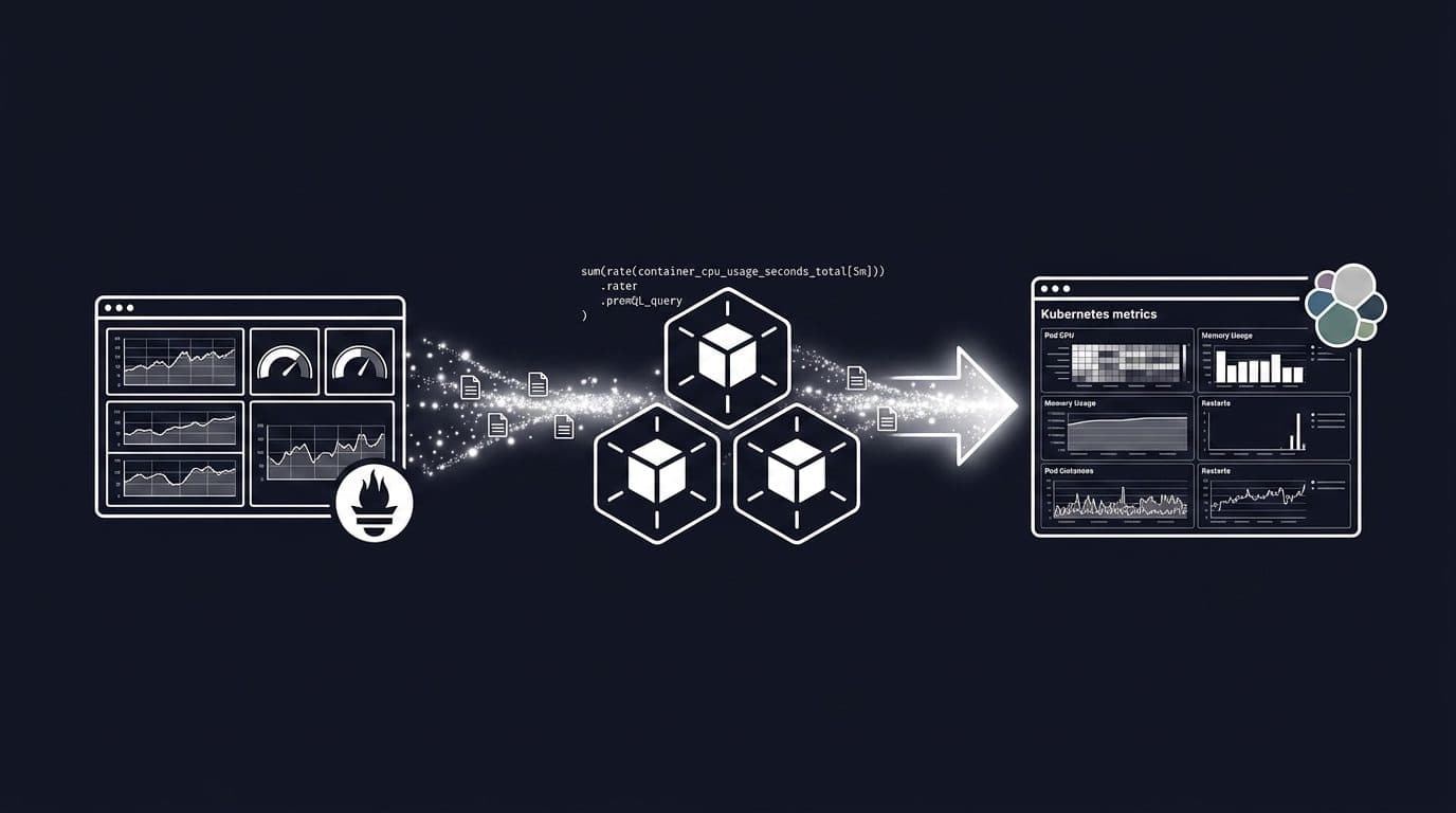 Migrate your Grafana Kubernetes dashboard to Elastic Observability: same PromQL, 30x faster queries