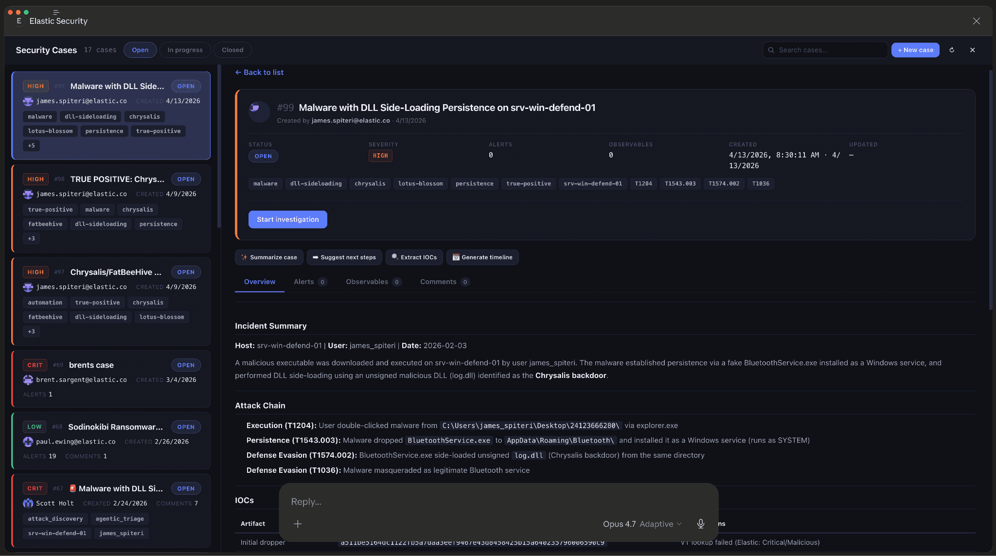 이제 Elastic Security, Observability, Search가 AI 도구에서 대화형 UI를 제공해 드립니다.