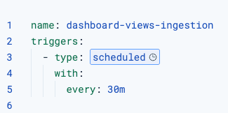Déclencheurs planifiés