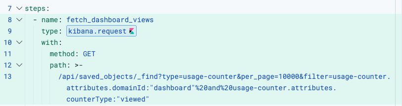 Récupérer le tableau de bord