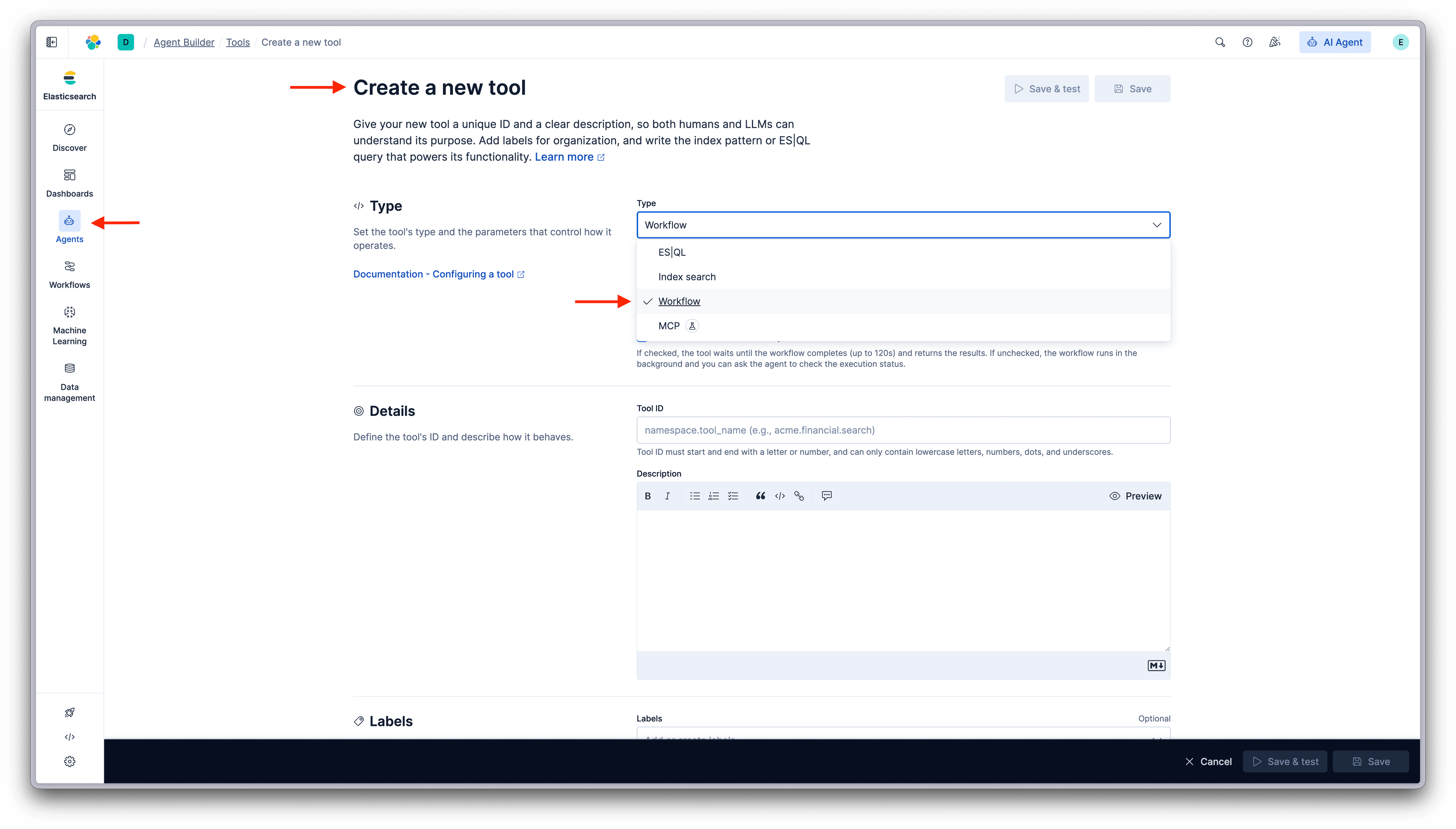 Workflows as agent tools