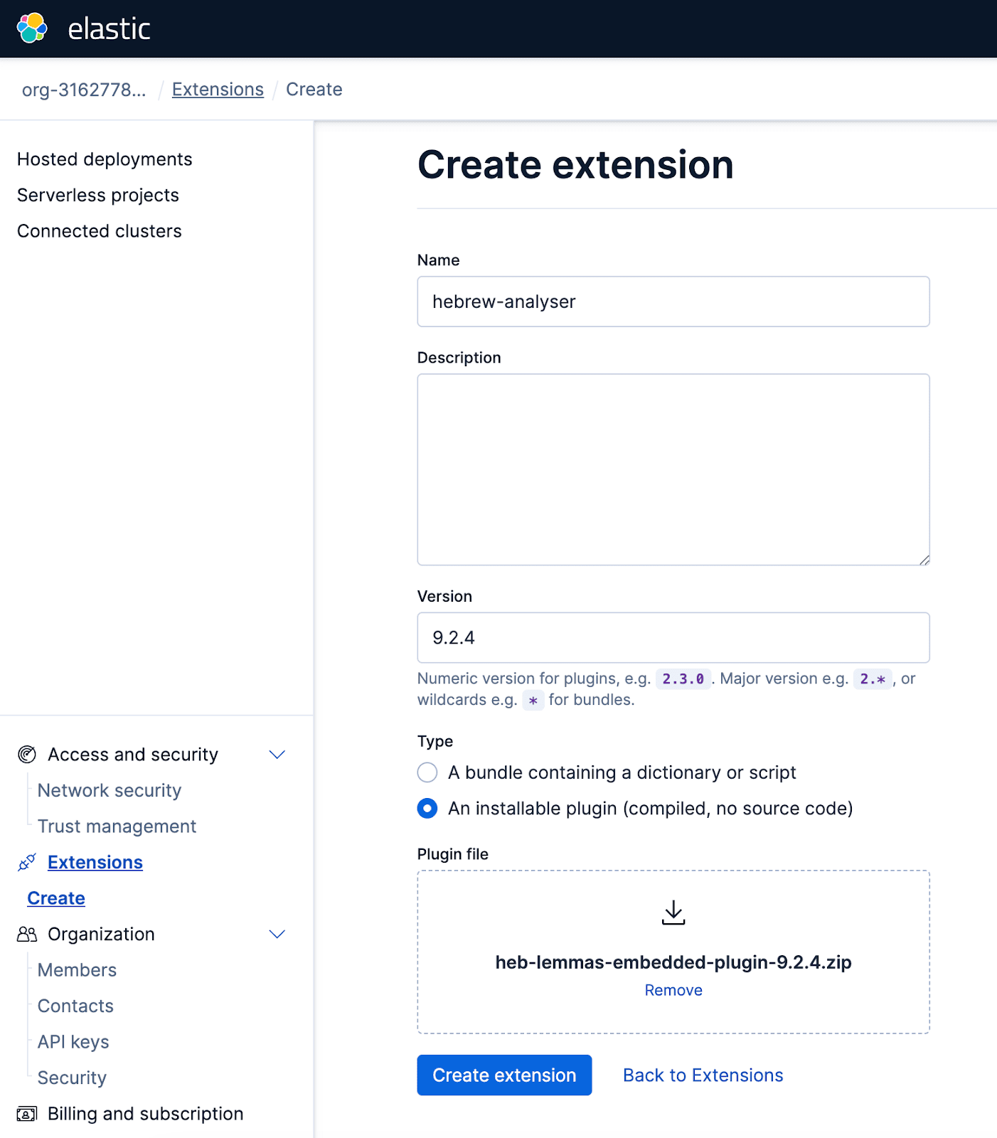 Open source and Elastic‑ready for Hebrew analyzer for Elasticsearch lemmatization